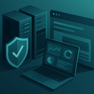Secure website hosting infrastructure with dashboards and server performance monitoring — Hulme Tech