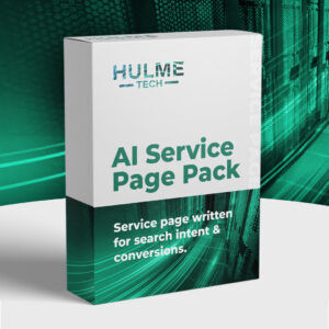 AI Service Page Pack