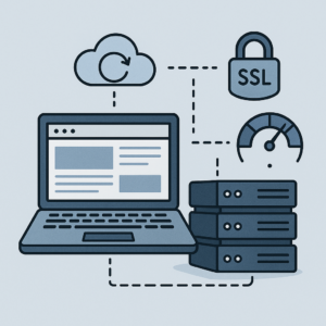 Managed hosting dashboard and infrastructure